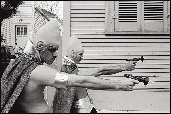 Bruce Gilden Hey Mister, throw me some beads! 