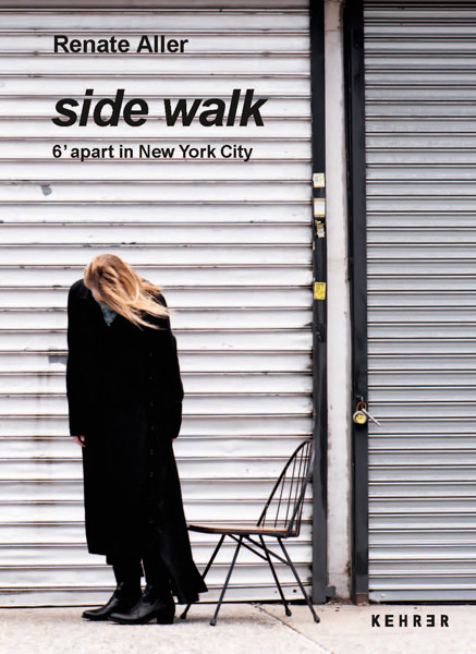 Renate Aller side walk 6’ apart in New York City