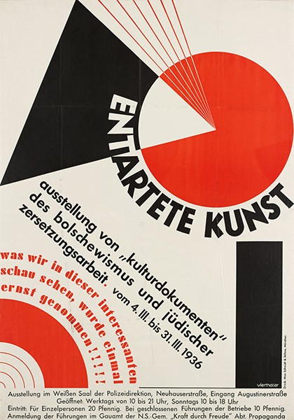Typographie des Terrors Plakate in München von 1933 bis 1945 