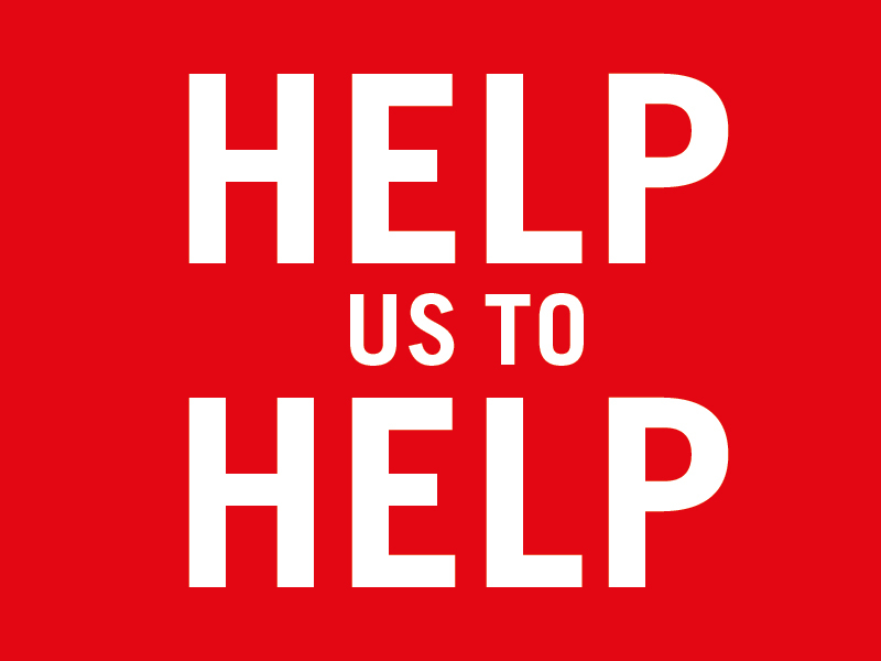 Help us to Help